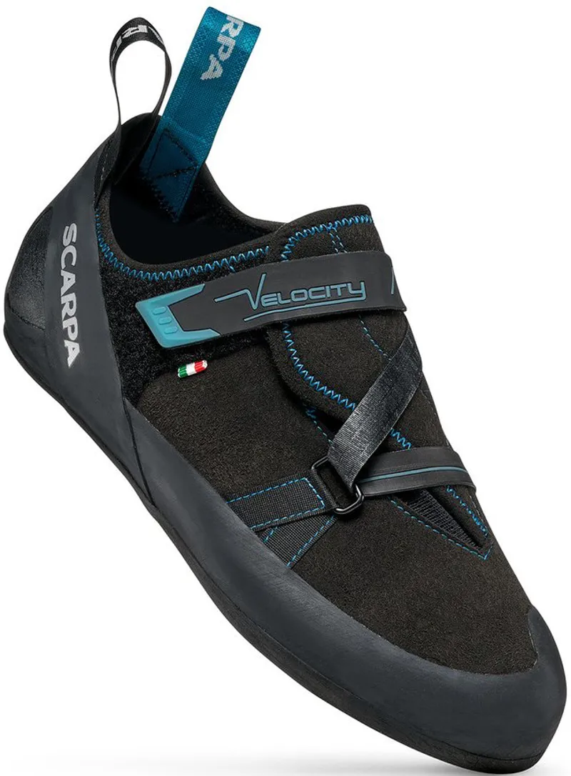 Scarpa Velocity Climbing Shoes - Black-Ottanio-1
